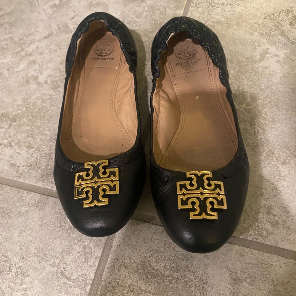 Tory Burch Women's Black Ballet Flats